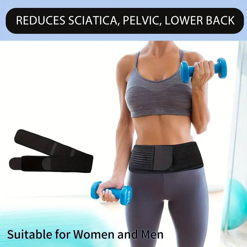 Lower Back Lumbar Support & Sciatica Pain Relief Brace