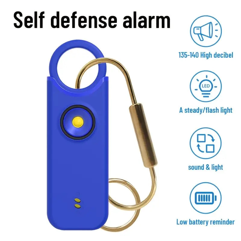 AlertMate™ | Rechargeable Personal Safety Alarm for Women