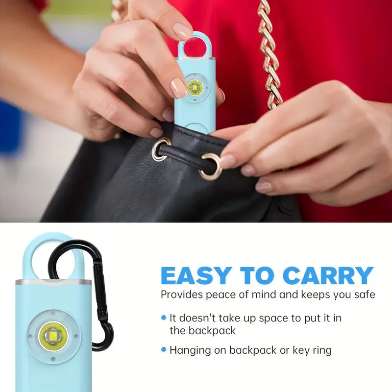 AlertMate™ | Rechargeable Personal Safety Alarm for Women