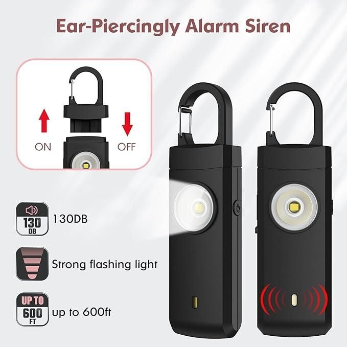 AlertMate™ | Rechargeable Personal Safety Alarm for Women