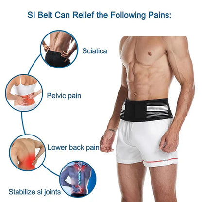 Lower Back Lumbar Support & Sciatica Pain Relief Brace