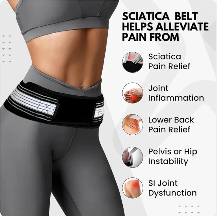 Lower Back Lumbar Support & Sciatica Pain Relief Brace