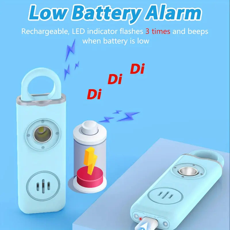 AlertMate™ | Rechargeable Personal Safety Alarm for Women