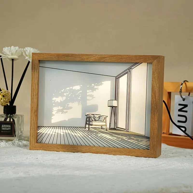 Sunset Glow Frame™ | LED Night Light Painting Decoration